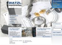 Website von Maschinen- und Stahlbau Kurt Watzl GmbH