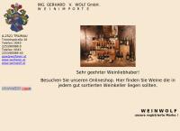 Website von Ing. Gerhard V. Wolf GmbH