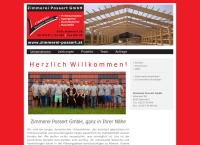 Website von Zimmerei Possert GmbH