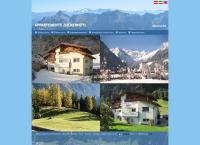 Website von Appartementhaus Zuckerhütl
