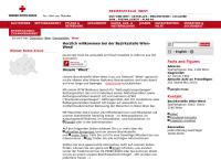 Website von Österreichisches Rotes Kreuz - Bezirksstelle Wien-West
