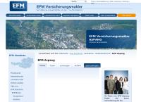 Website von EFM Aspang