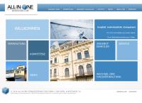 Website von all-in-one Gebäudeverwaltung GmbH