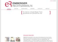 Website von Emberger Rechtsanwaltskanzlei GmbH