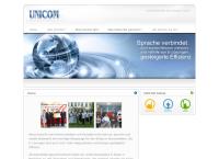 Website von Unicom Medien + Handels GmbH