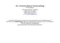 Scheimpflug Christa-Maria, Ra Dr.