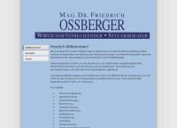 Website von Ossberger Friedrich, Mag.dr.