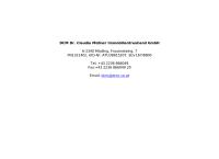 Dcm Dr. Claudia Müllner Immobilientreuhand GmbH