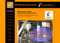 Website von Eep-Maschinenbau GmbH - Roboter- und Automatisierungstechnik