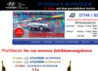Website von Friedrich Auswöger GmbH