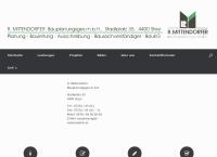 Website von R. Mittendorfer Bau- Planungsgesellschaft M.b.h.