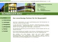 Website von Johann Schwaiger, Bauunternehmung, GmbH
