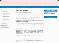 Website von Hofer Service KG