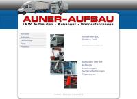 Website von Auner-Aufbau GmbH + Co KG