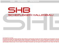 SHB Scheiflinger Hallenbau GmbH.