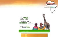 Website von Vision Für Afrika, Verein Christlicher Nächstenliebe