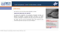 Website von Mca - Management Consulting Agency KG