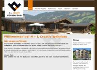 Website von H + l Creativ Wohnbau GmbH