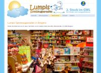 Website von Lumpis Spielzeugparadies