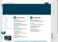 Website von APA-IT Informations Technologie GmbH