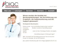 Website von Business Insurance Application Consulting GmbH
