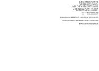Liegenschaftsverwaltungs- und Dienstleistungs- Gesellschaft mbH