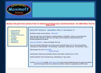Website von Maximoff´s Gastroconsult GmbH