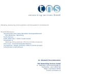 Website von TNS Networking Services GmbH