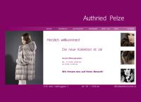 Website von Authried Pelze