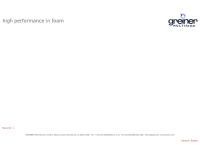 Website von Greiner MULTIfoam GmbH