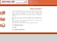 Website von Neumüller KG - Neumüller akkus Batterien Service