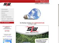 Website von Schwarz, Wagendorffer & Co, Elektrizitätswerk GmbH
