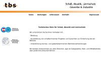 Website von tbs - Technisches Büro Schober e.U.