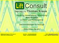Website von Liftconsult Dipl.ing. (Fh) Thomas Kraus