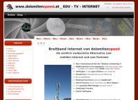 Website von Andreas Trojer - Wisp Dolomitenspeed Edv-Tv-Internet