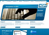 Website von Ing. Gerald Haderer -  Igh - Edv Lösungen Mit System