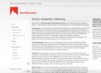 Website von Red Mountain e.U. - Red Mountain Information Services