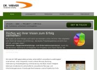 Website von Dr. Wibmer OG - Development Consulting