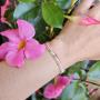 VESI Edelsteinarmbänder mit Peridot, Perlmutt und rosa Koralle