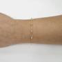 Zartes Gelbgold Armband mit Kugel Elementen