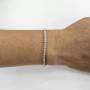 Weißgold Tennisarmband für Damen mit 1 Carat Diamanten