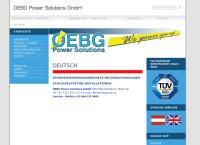 Website von OEBG Power Solutions GmbH
