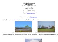 Ing. Mag. Josef Passenbrunner - Mysun Photovoltaik® Elektrotechnik