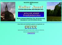 Website von Josef Johann Koller