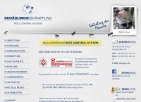 Website von Pest Control - System