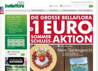 Website von bellaflora Gartencenter GmbH