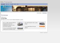 Website von B & l Transport GmbH - Transportunternehmen