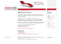 Website von Mag. (Fh) Michael Riener - Riener.its - Internet Full Service Agentur