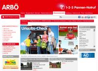 Website von ARBÖ-Servicebetriebe - GmbH.