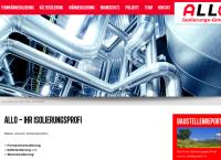 Website von Allo Isolierungs-GmbH